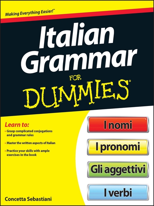 Title details for Italian Grammar For Dummies by Beth Bartolini-Salimbeni - Available